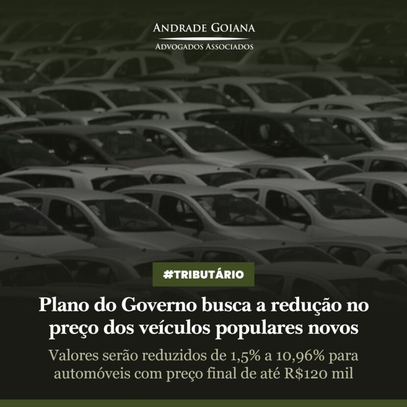 Imagem de Plano do Governo busca a redução no preço dos veículos populares novos