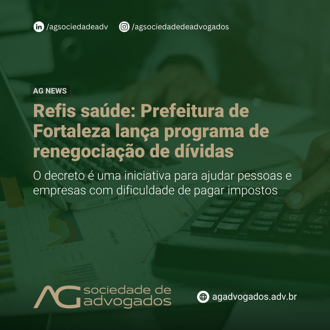 Refis saúde: Prefeitura de Fortaleza lança programa de renegociação de dívidas