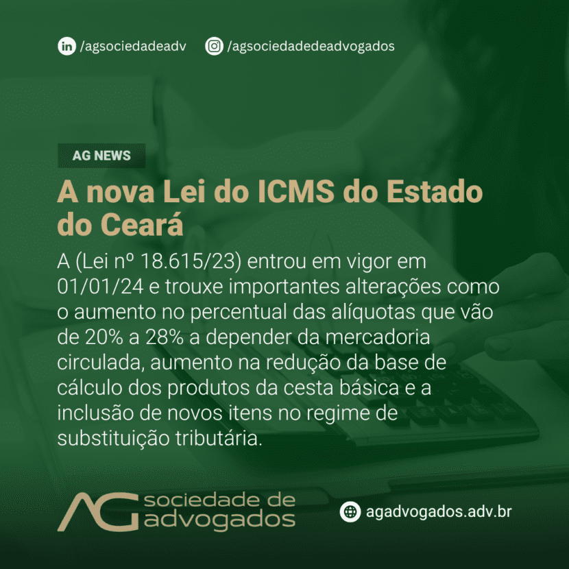Imagem de A nova Lei do ICMS do Estado do Ceará