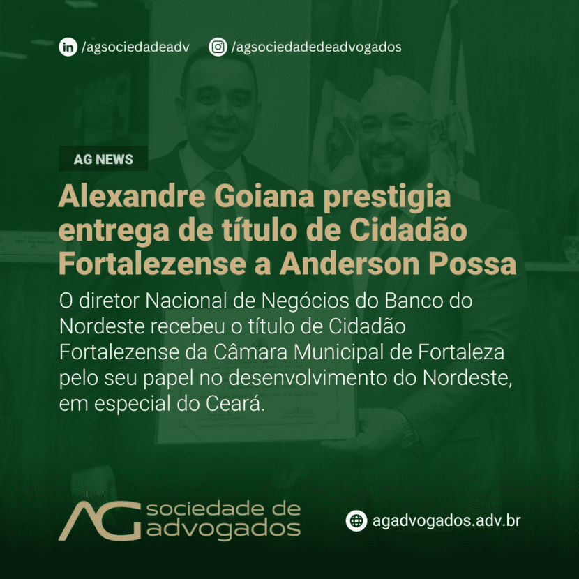 Imagem de Alexandre Goiana prestigia entrega de título de Cidadão Fortalezense a Anderson Possa