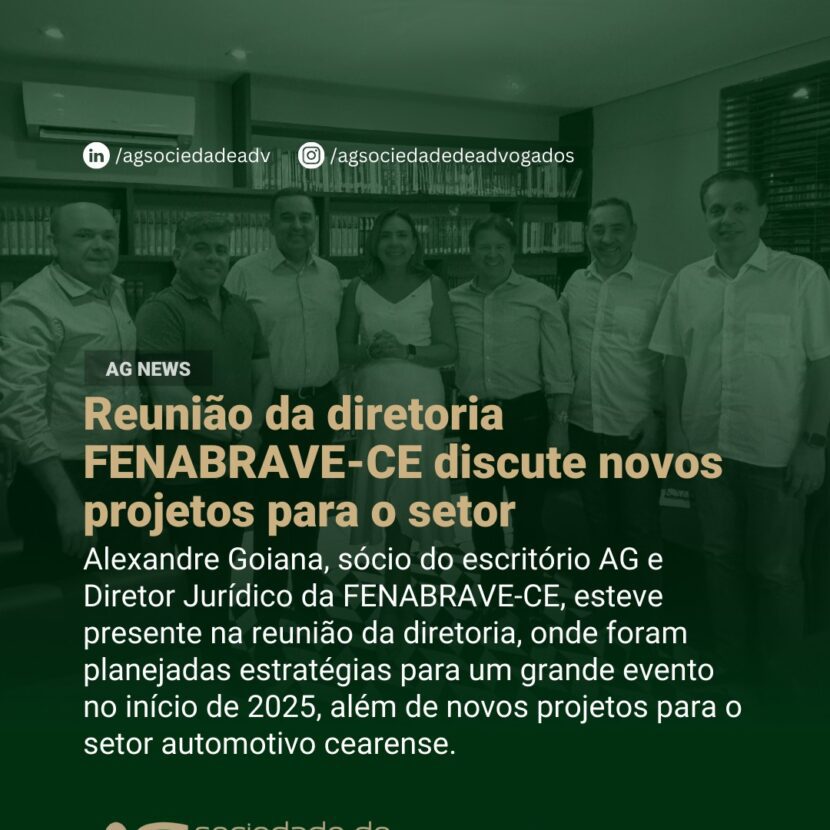 Imagem de Reunião da diretoria FENABRAVE-CE discute novos projetos para o setor